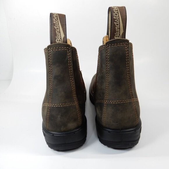 Blundstone Classics 585 Chelsea Ankle Boots Women's 8.5 Rustic Brown Leather NEW - Picture 12 of 16